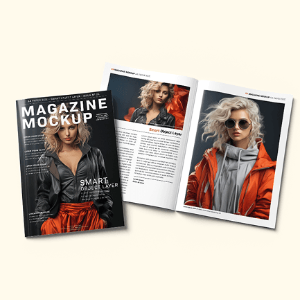 Magazine mockup